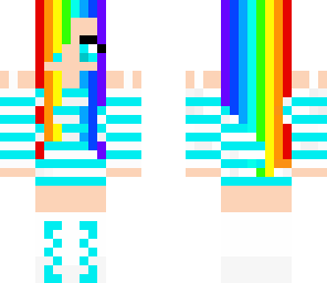rainbow girl