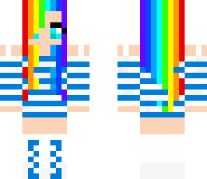 rainbow girl