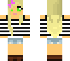 cute girl with white-blond hair
