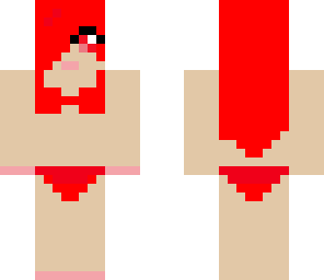 evil bikini girl
