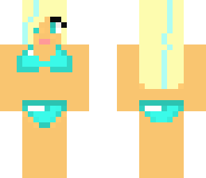 blond diamond bikini gal