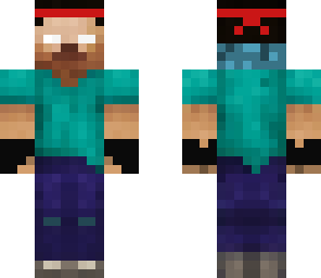 red bandana herobrine
