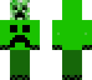 creeper with creeper hoodie