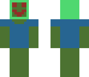 the picture perfect zomie of minecraft awe