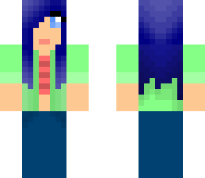 blue hair