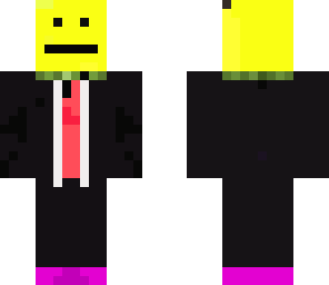 smiley in suit
