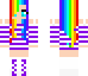 rainbow girl