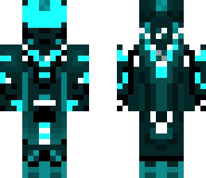 cyan robot evolved