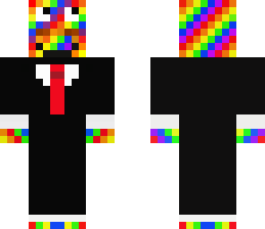 rainbow tux man