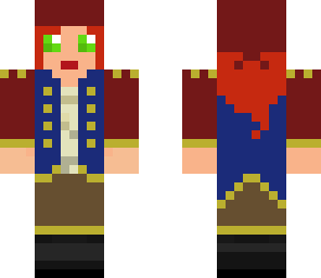 redhead pirate girl