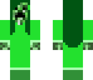 this creeper girl seriusly likes green