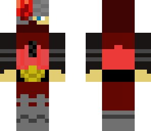 flame armored ninja