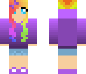 rainbow girl