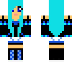 blue girl