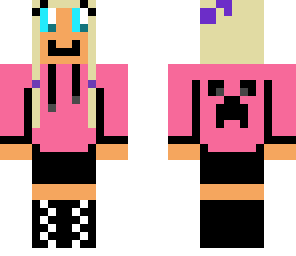 girl in creeper hoodie