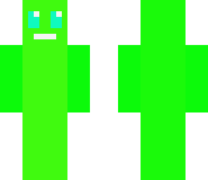 awsome green and blue man