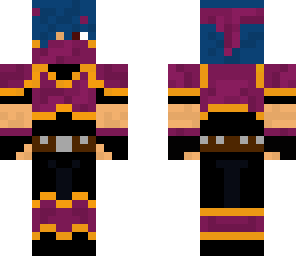 purple gold trim 