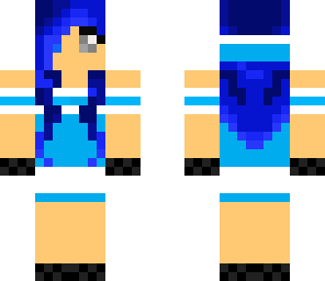 blue girl
