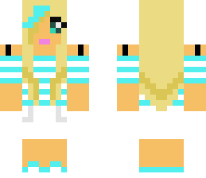 blonde blue girl