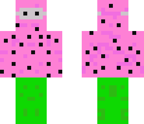 watermelon wearing mask