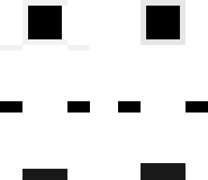 black and whit block man