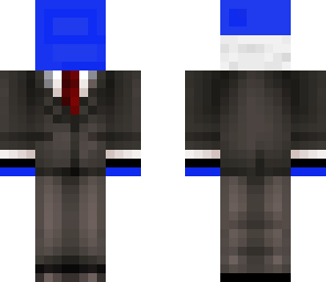 blue business man