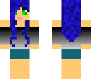 blue hair girl xd