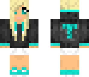 cool blue girl