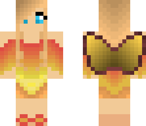 fire fairy with headphones