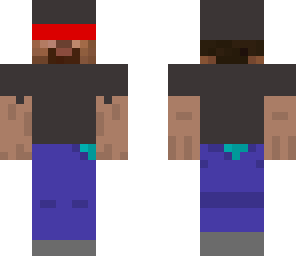 steve with armor and helmet