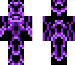 purple tron with glow