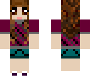 striped girl