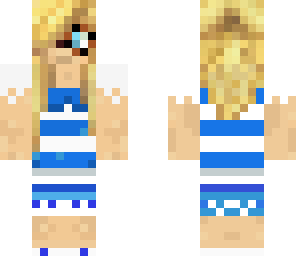 blond girl with glasses