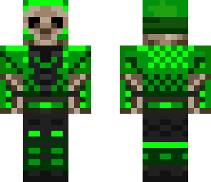 skeleton warrior with hood