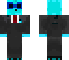aether slime suit with sunglasses