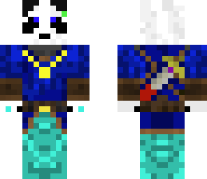 blue panda