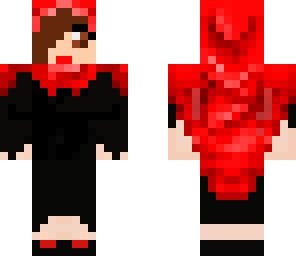 dark red riding hood