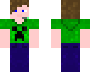 gamer with creeper shirt