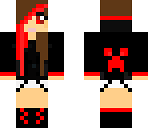 cool red creeper girl