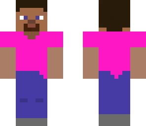 pink shirt steve