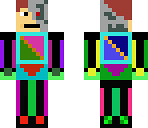 weid rainbow cyborg