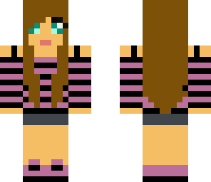 summer purple-black girl
