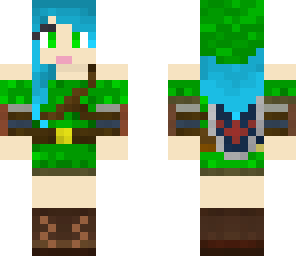 link with blue hair