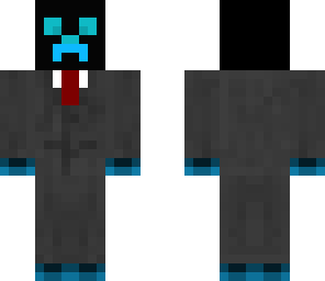 awesome creeper in a tux 2