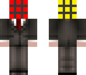 rubic cube man