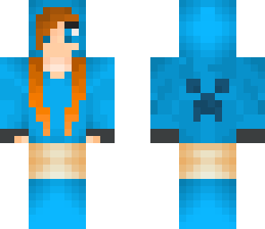 blue creeperhood girl