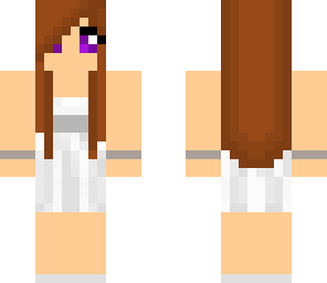 dressed minecraft girl