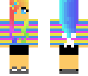 rainbow skin