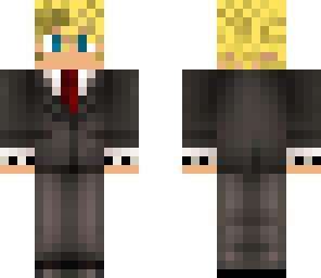 blonde suit