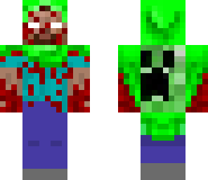 new bloody herobrine skin